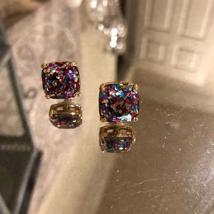 Kate Spade glitter earrings!